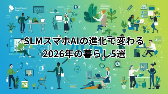 SLMスマホAIの進化で変わる2026年の暮らし5選
